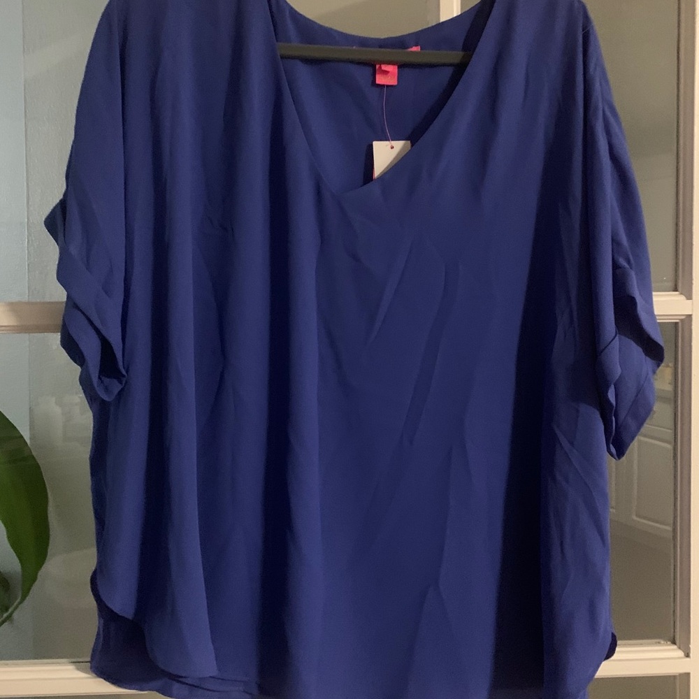 NWT - Lilly Pulitzer Casden Top / Iris Blue